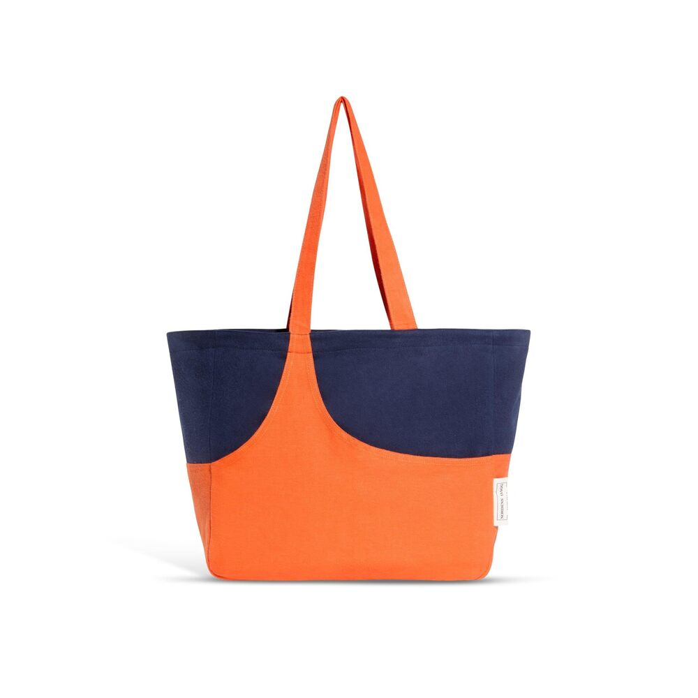 4970 Chic & Stylish Gabardine Bag – Two-Tone Design Washable Soft Touch
